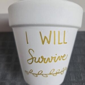 Hand Painted 3" Terracotta Pot